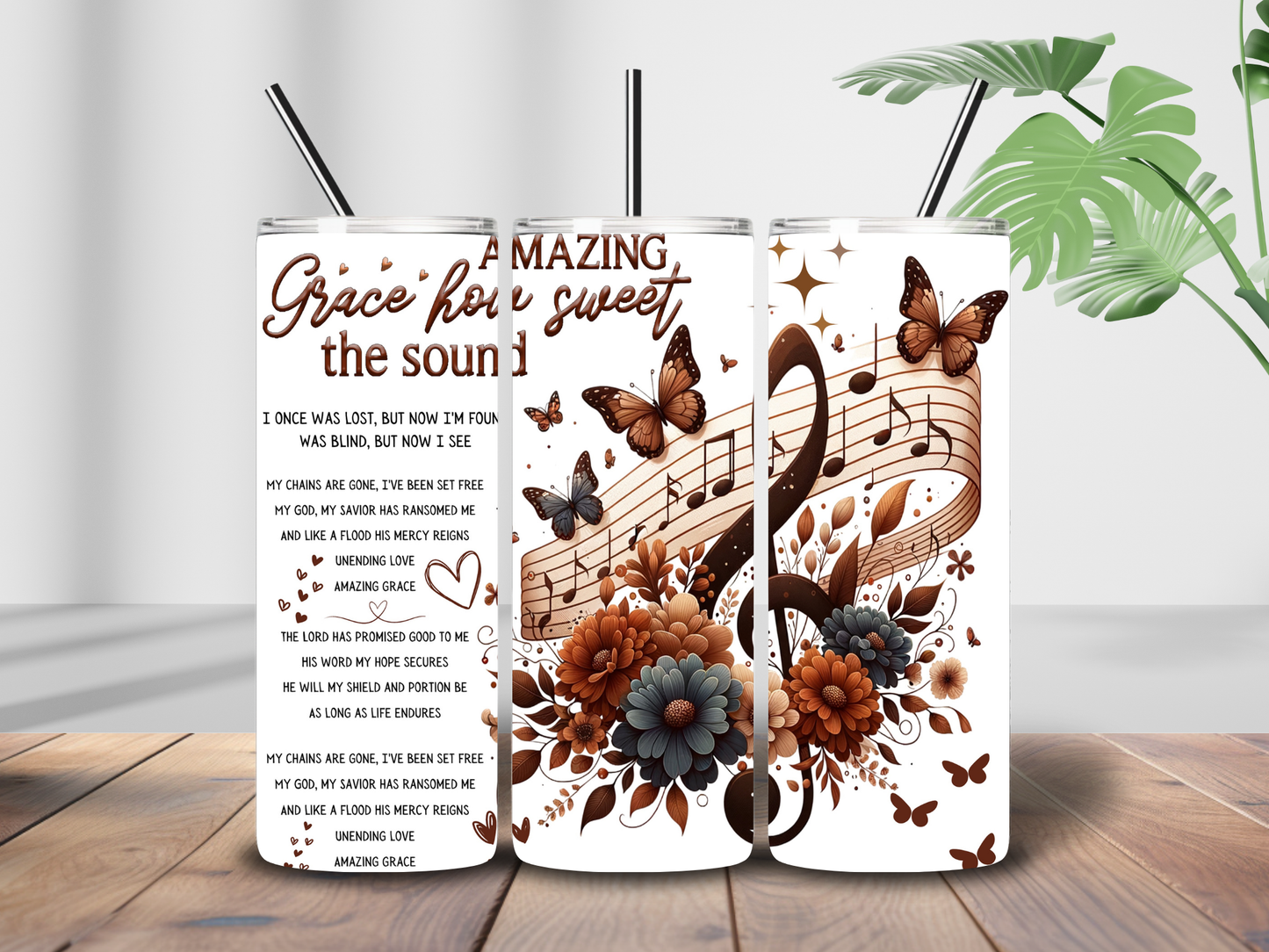 Amazing grace tumbler