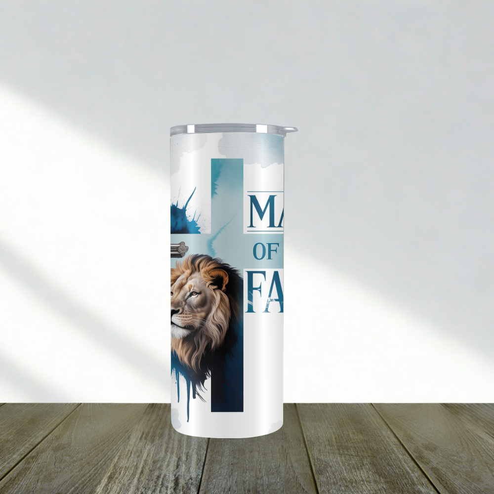 Man of faith tumbler