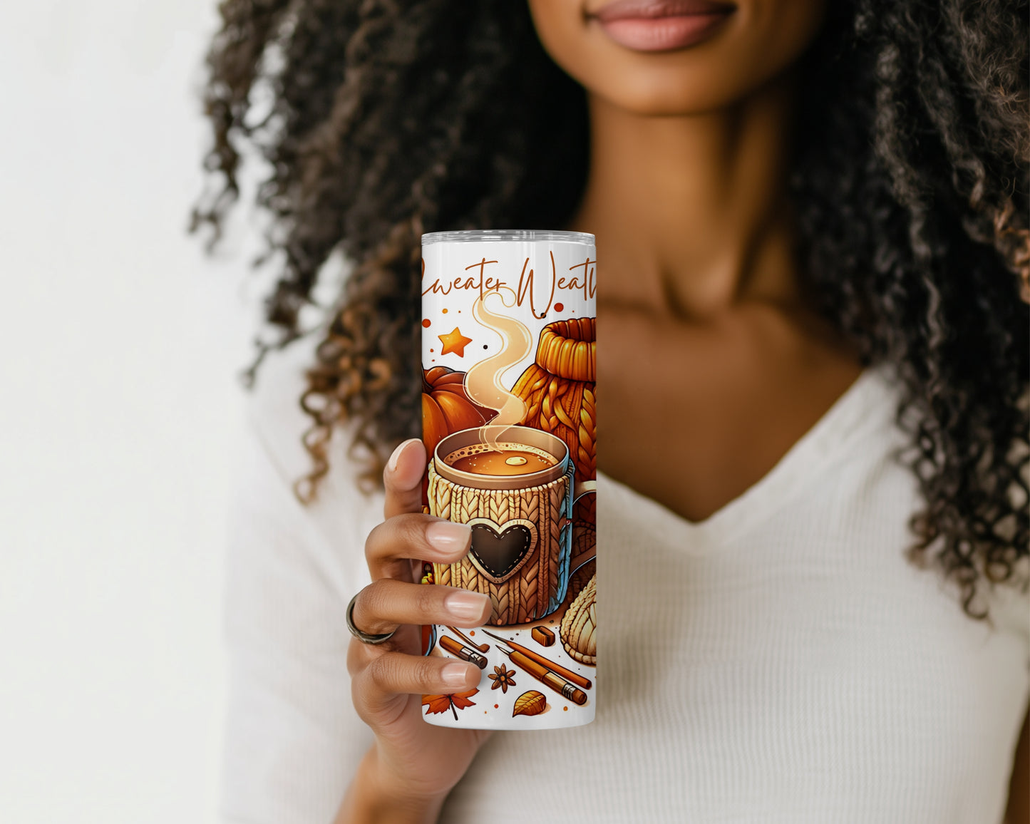 Sweater weather tumbler