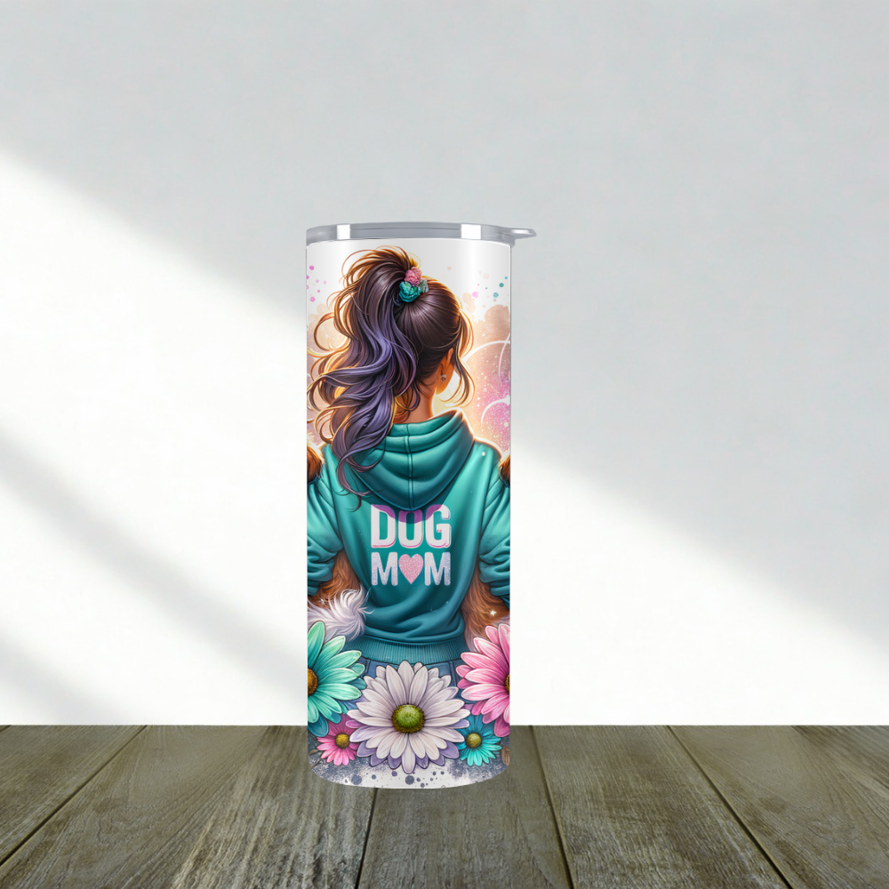 Dog mom tumbler