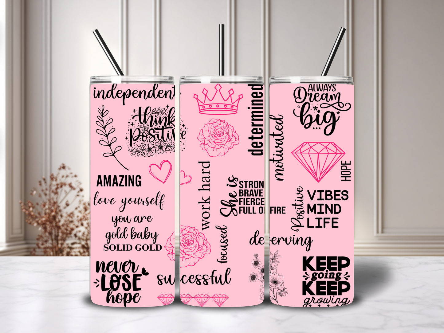 Inspirational tumbler