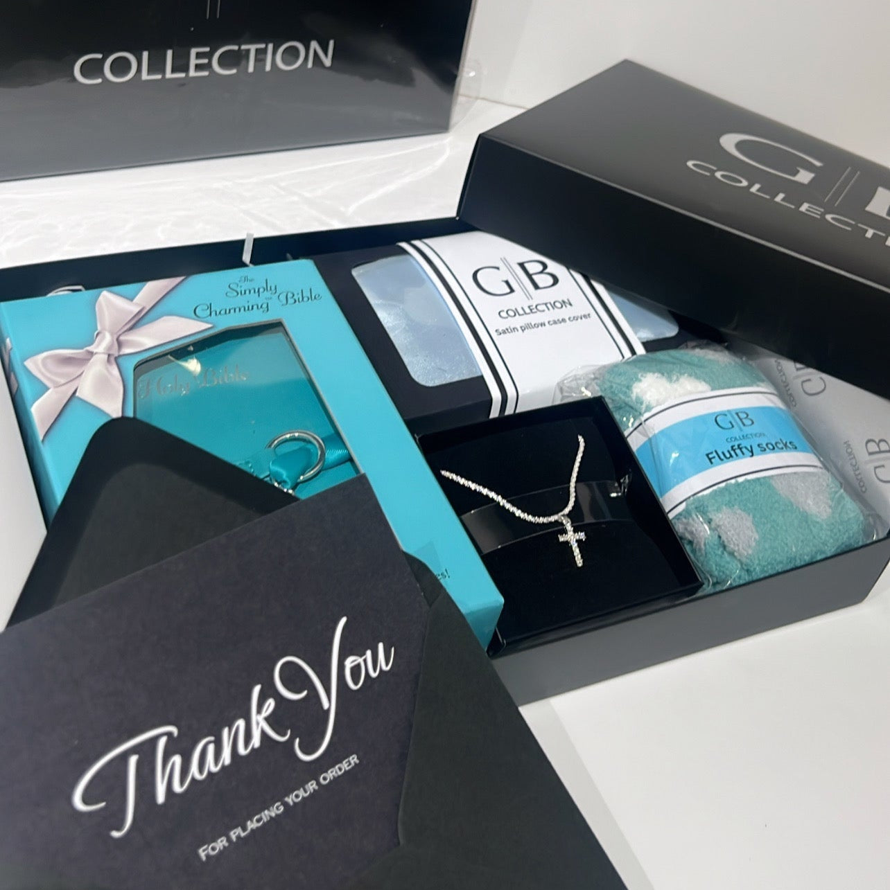 Luxury Blue Faith Gift Box - Thegiftboxcollection