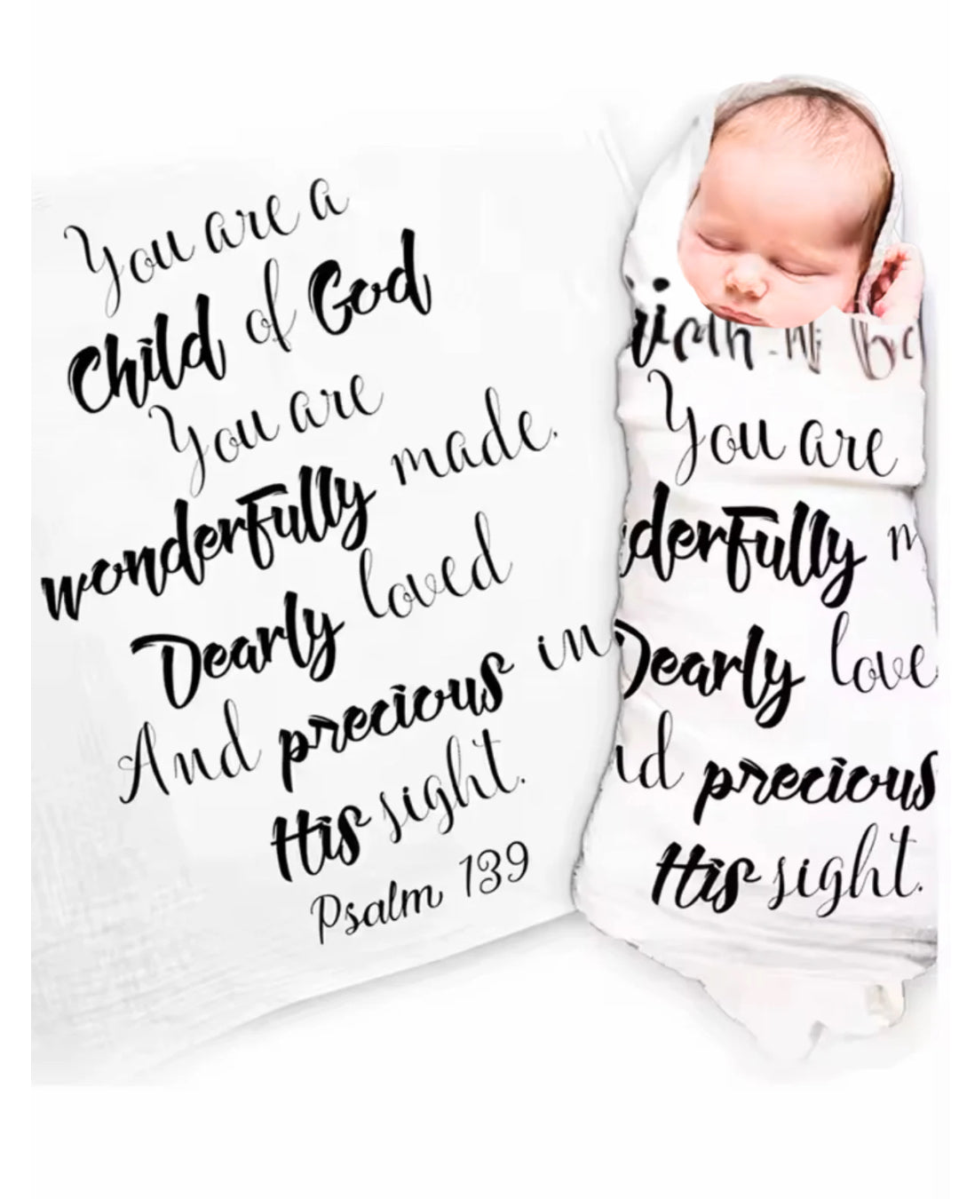 Child of God baby swaddle - Thegiftboxcollection