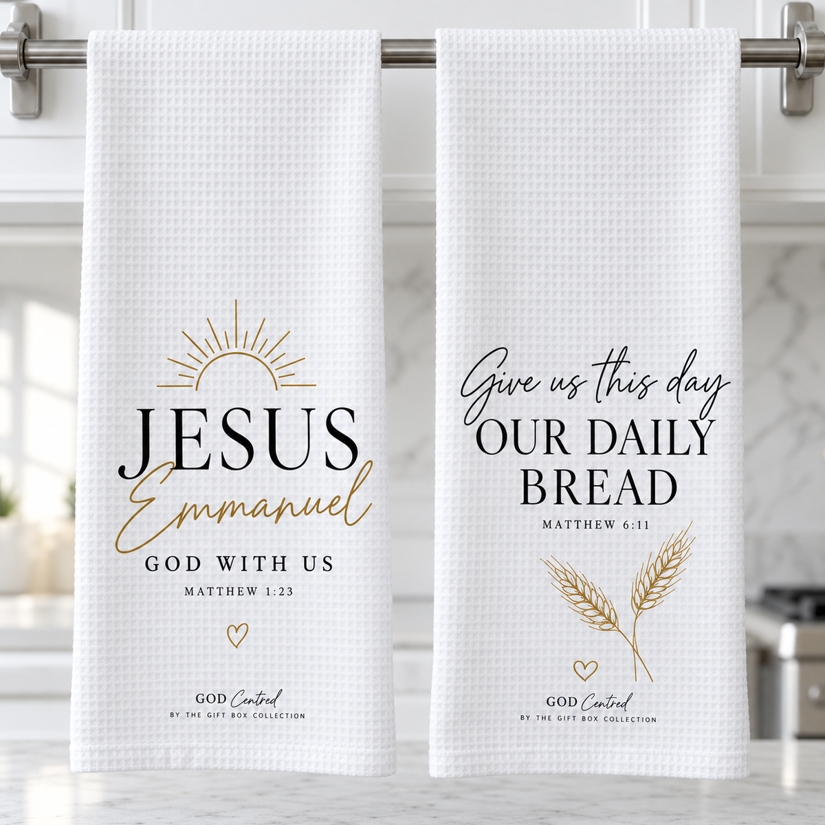 Our daily bread Tea towel set