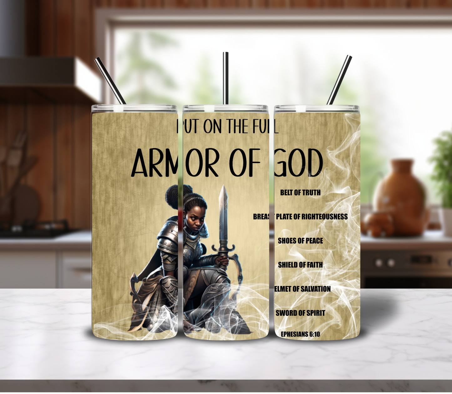 Armour of God tumbler