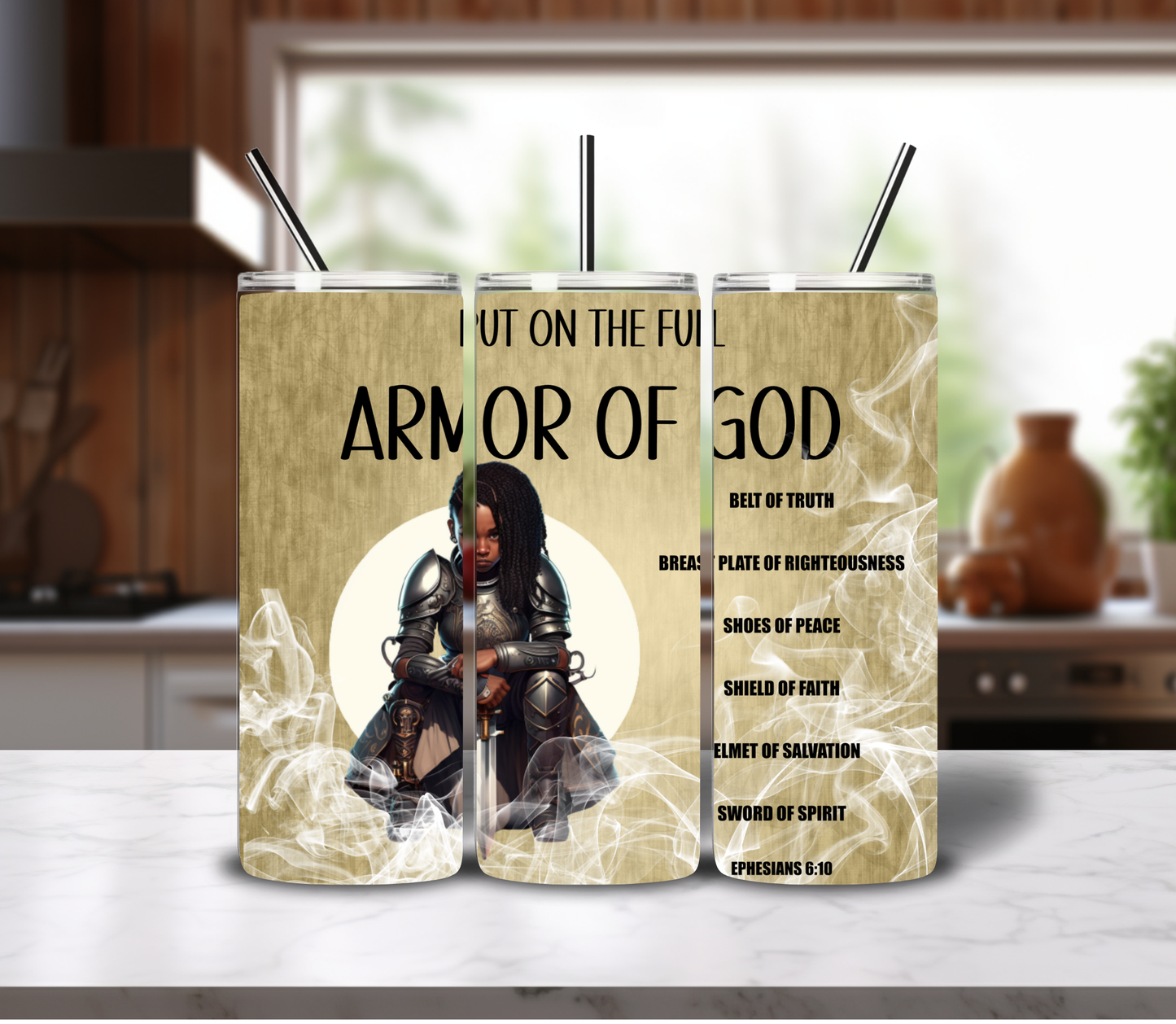 Armour of God tumbler