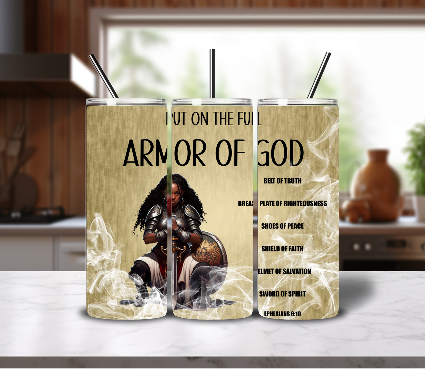 Armour of God tumbler