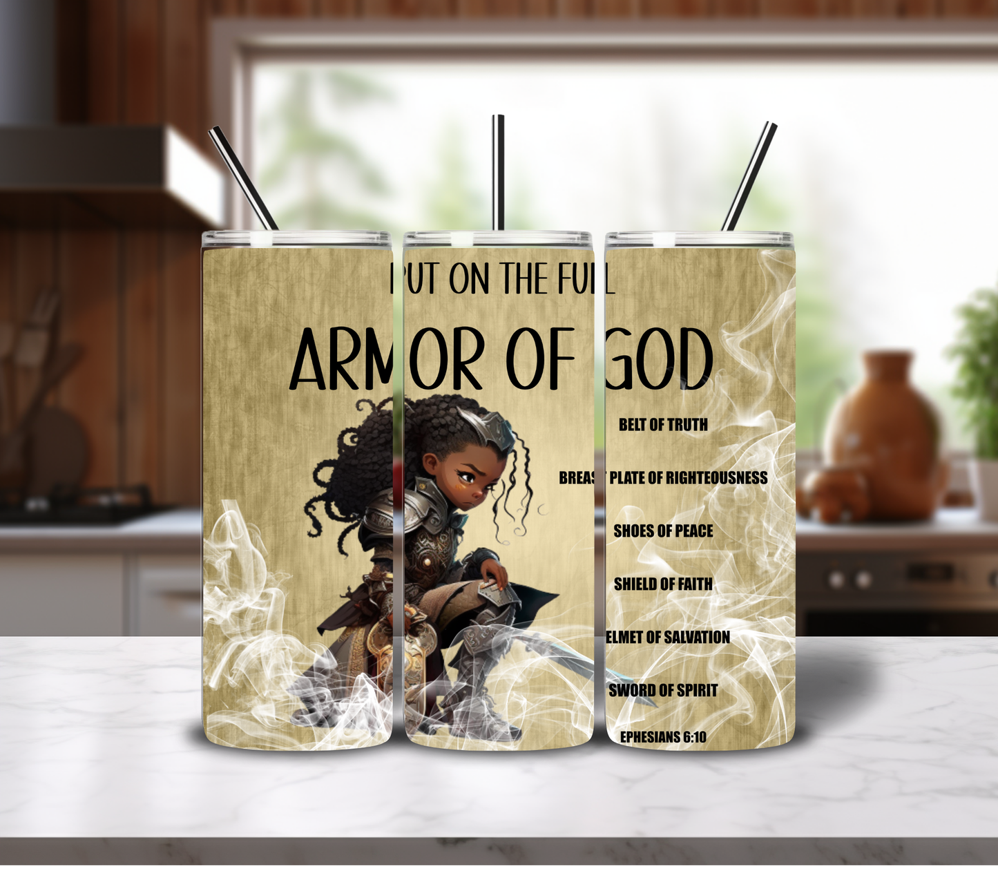 Armour of God tumbler