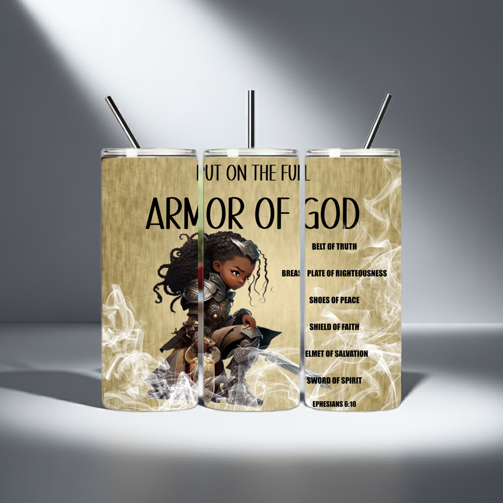 Armour of God tumbler