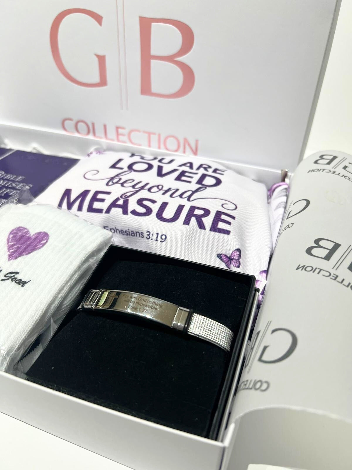 Limited Edition-Womens Bible promises white gift box