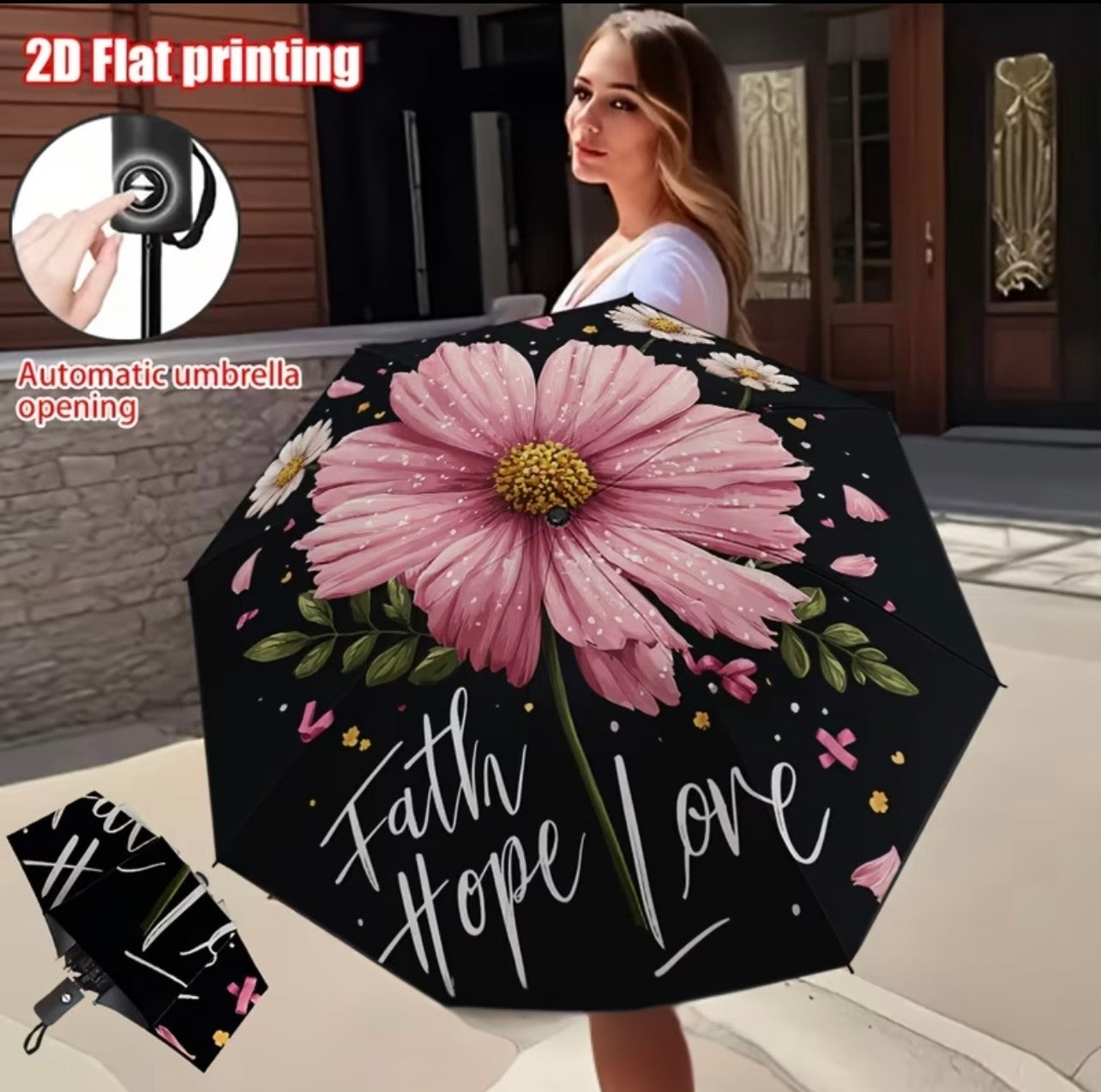 Umbrella- Faith, Hope, Love