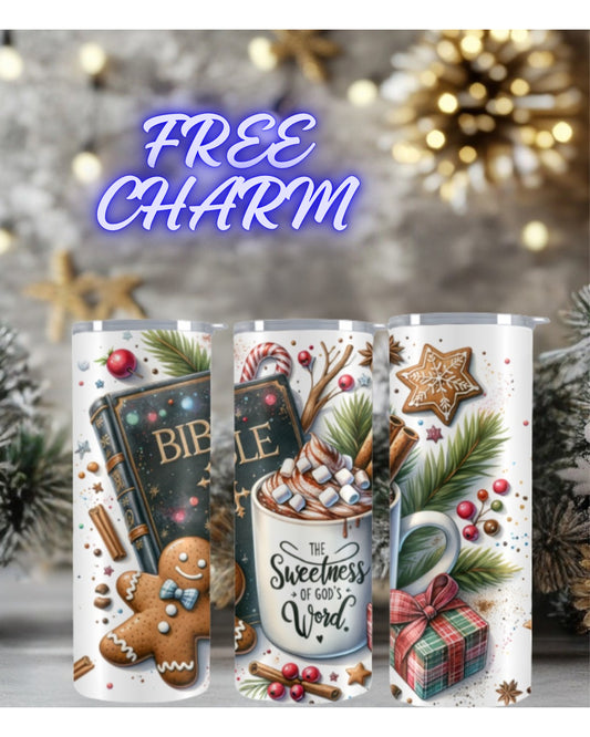 The sweetness of Gods word Christmas tumbler - Thegiftboxcollection