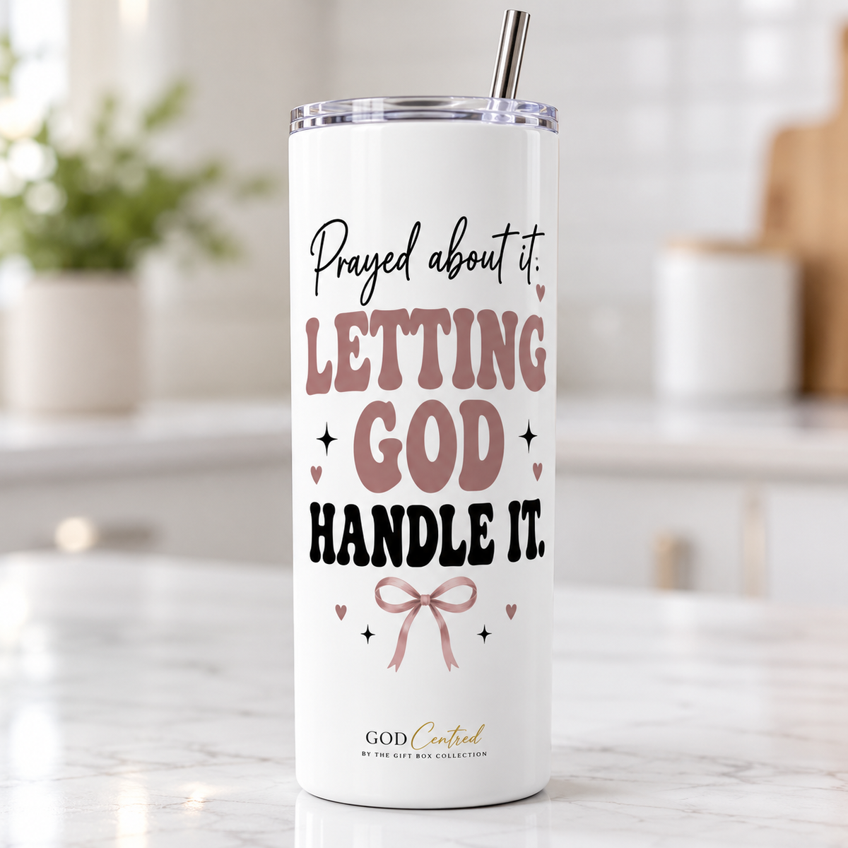 Letting God handle it Tumbler