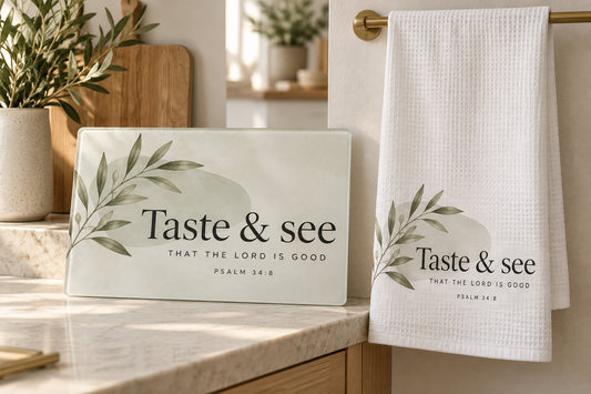 Taste & See Scipture Kitchen Set