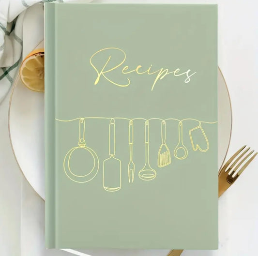 Recipe bookA5)Green hardcover