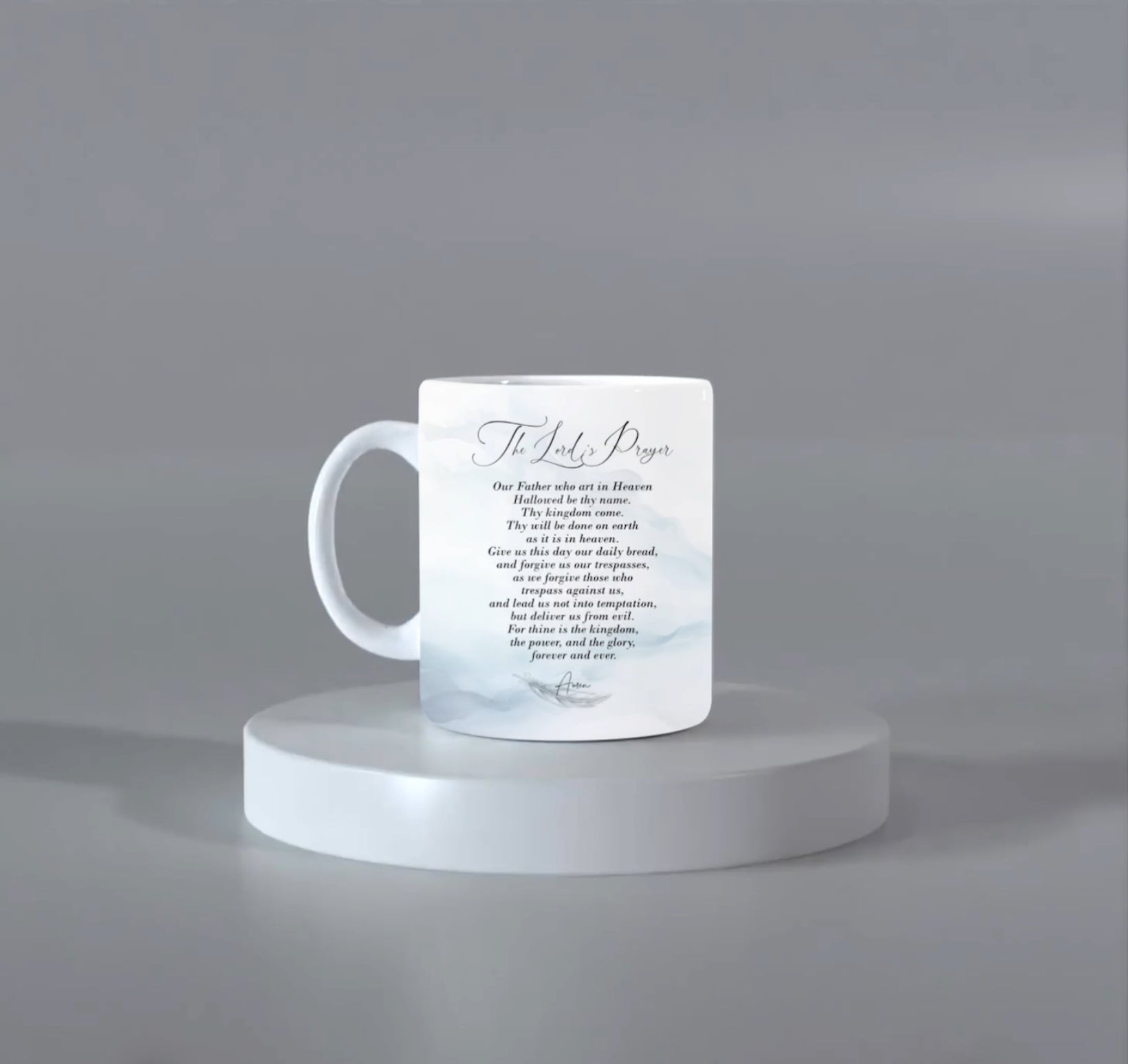 Lord's Prayer and Serenity Mug - Thegiftboxcollection
