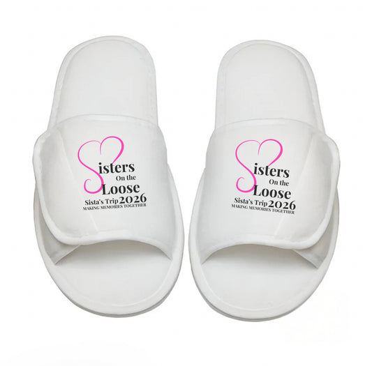 Sistas Trip Hotel Slippers – Made for Holidays with Your Girls