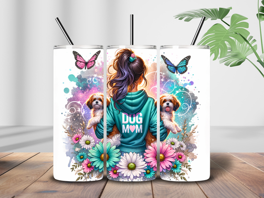 Dog mom tumbler