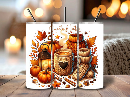 Sweater weather tumbler
