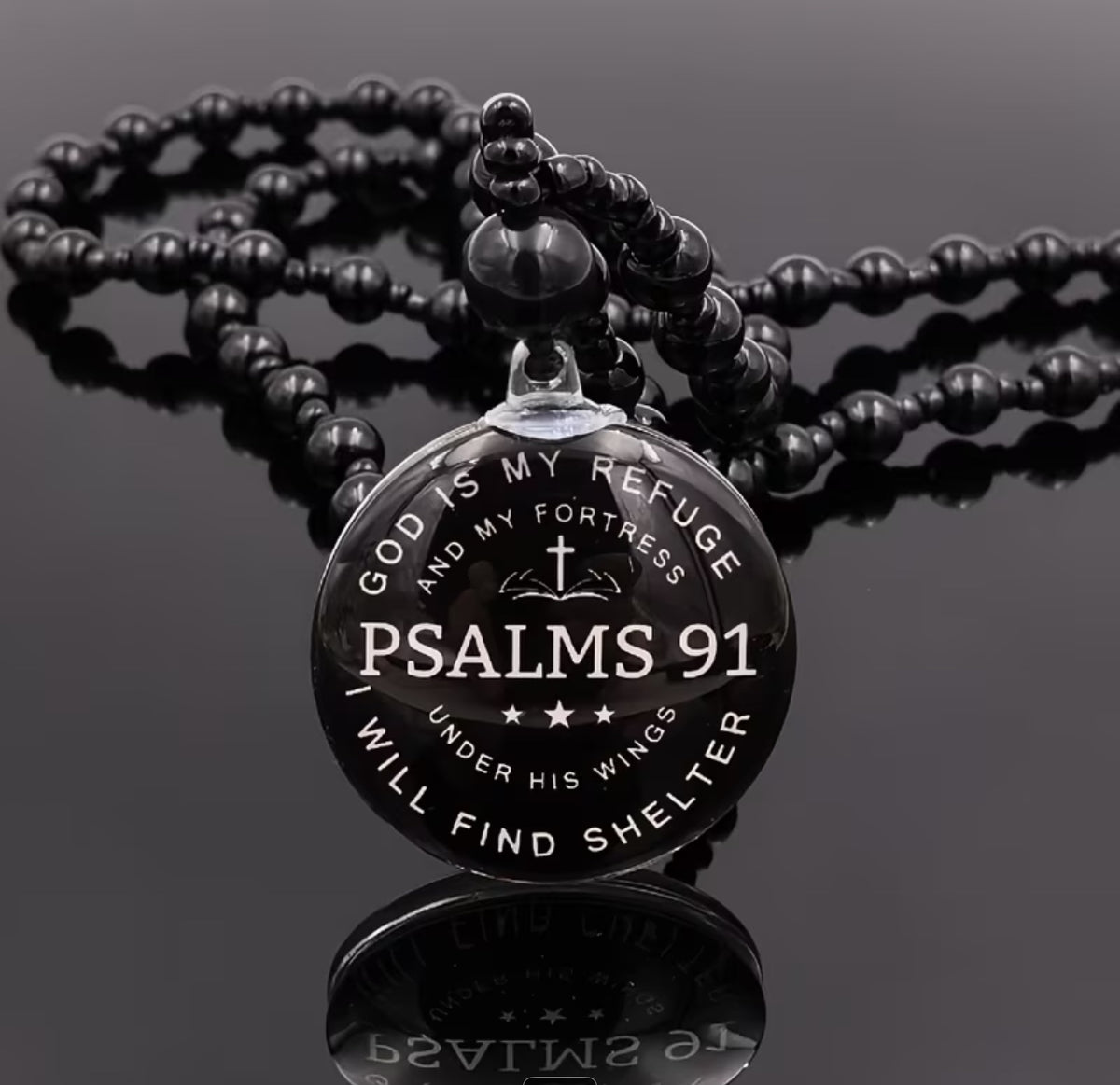 Psalms inspirational necklace