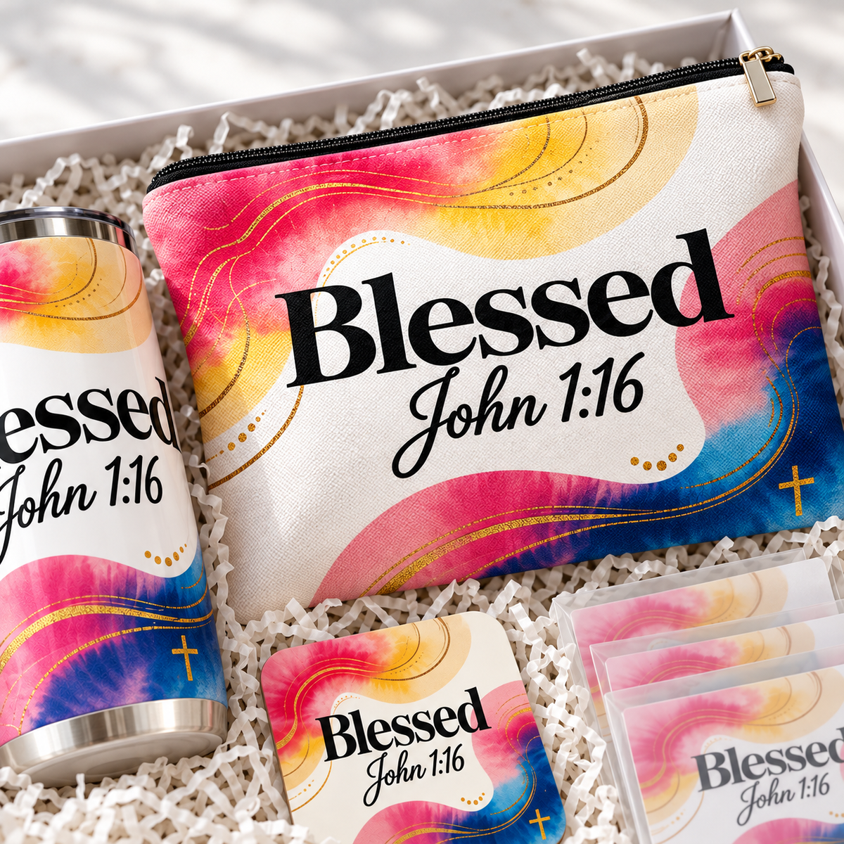 Tumbler gift set (Blessed)