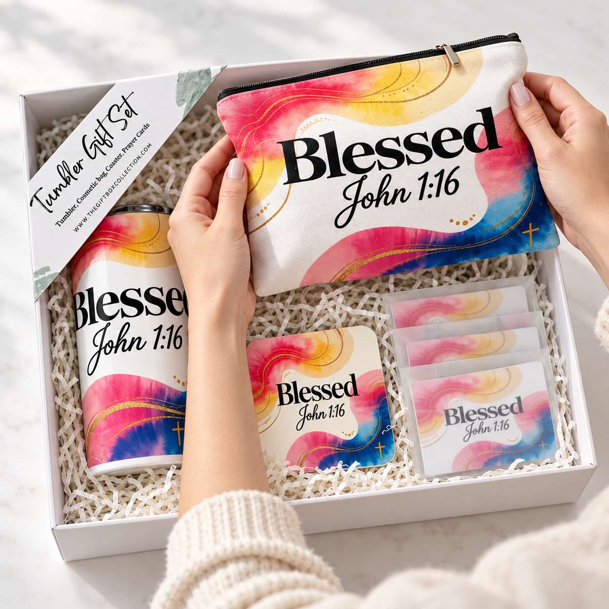 Tumbler gift set (Blessed)