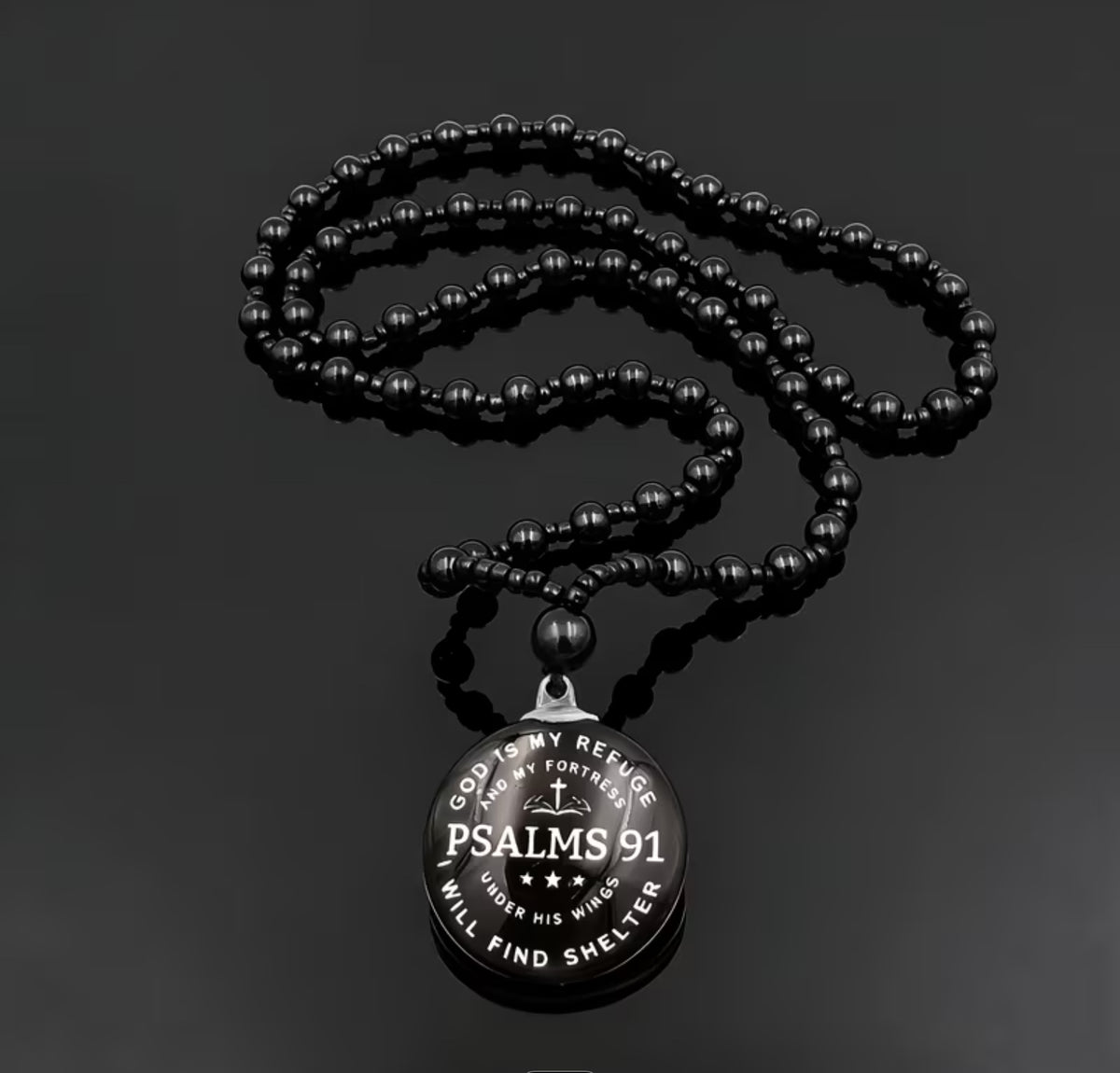 Psalms inspirational necklace