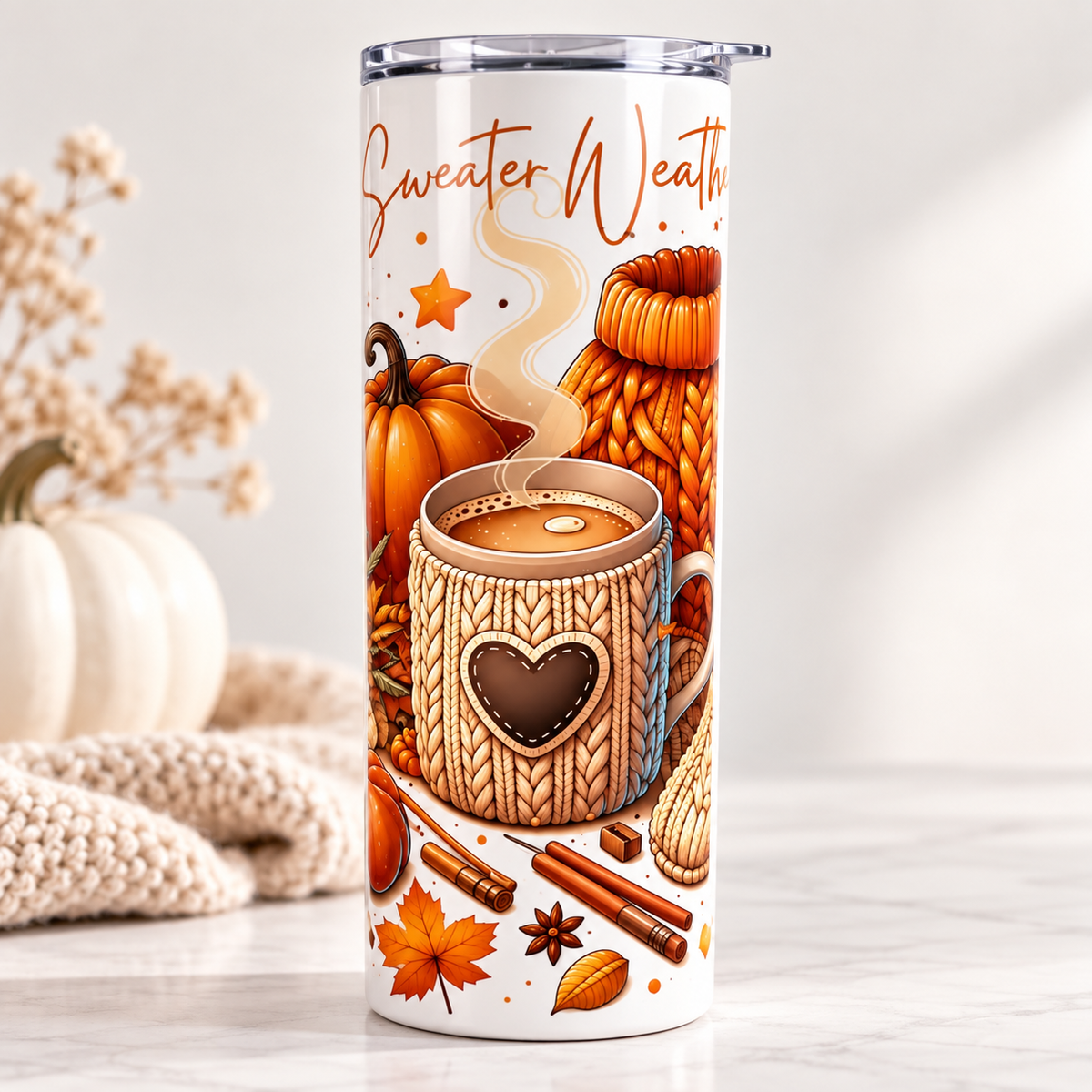 Sweater weather tumbler