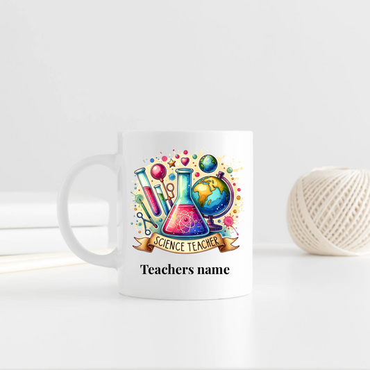 Personalised Science teacher mug - Thegiftboxcollection