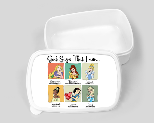 God Says That I Am… Princess Lunchbox