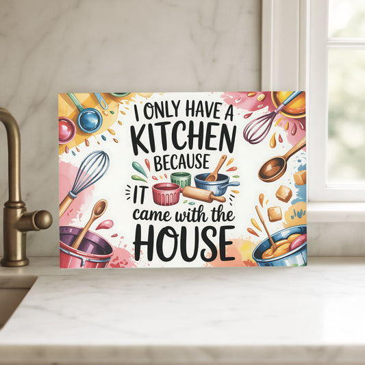 My Kitchen- Glass chopping board