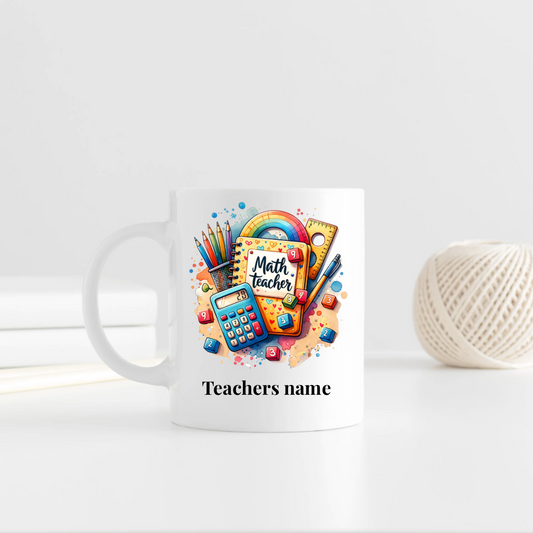 Maths teacher mug - Thegiftboxcollection