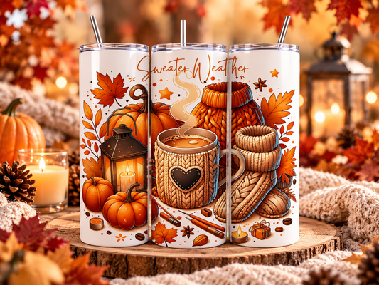 Sweater weather tumbler