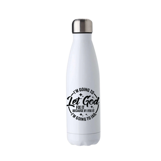 Let God fix it - Water bottle - Thegiftboxcollection