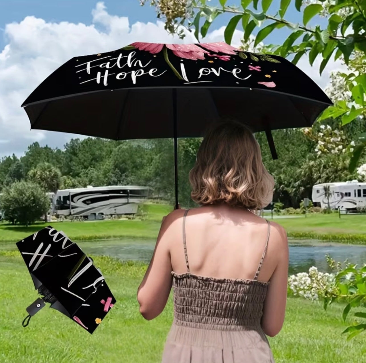 Umbrella- Faith, Hope, Love