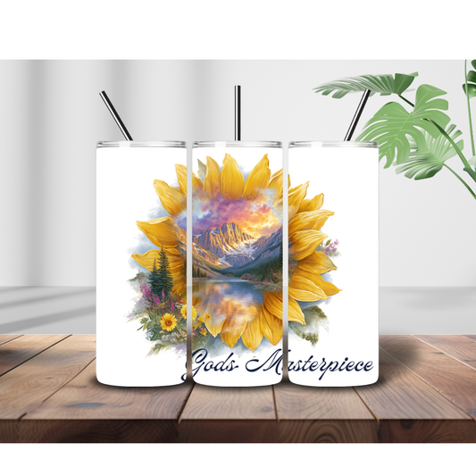 Gods masterpiece tumbler