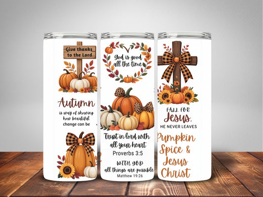 Faith autumn tumbler
