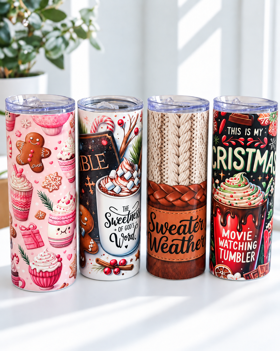 The sweetness of Gods word Faith Christmas tumbler