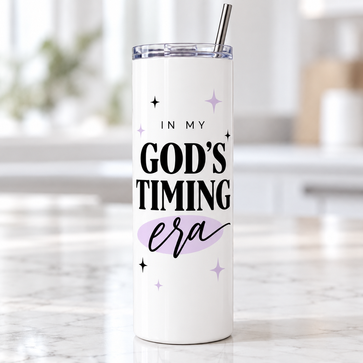 Gods Timing Tumbler