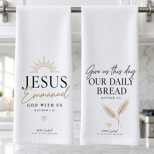 Our daily bread Tea towel set