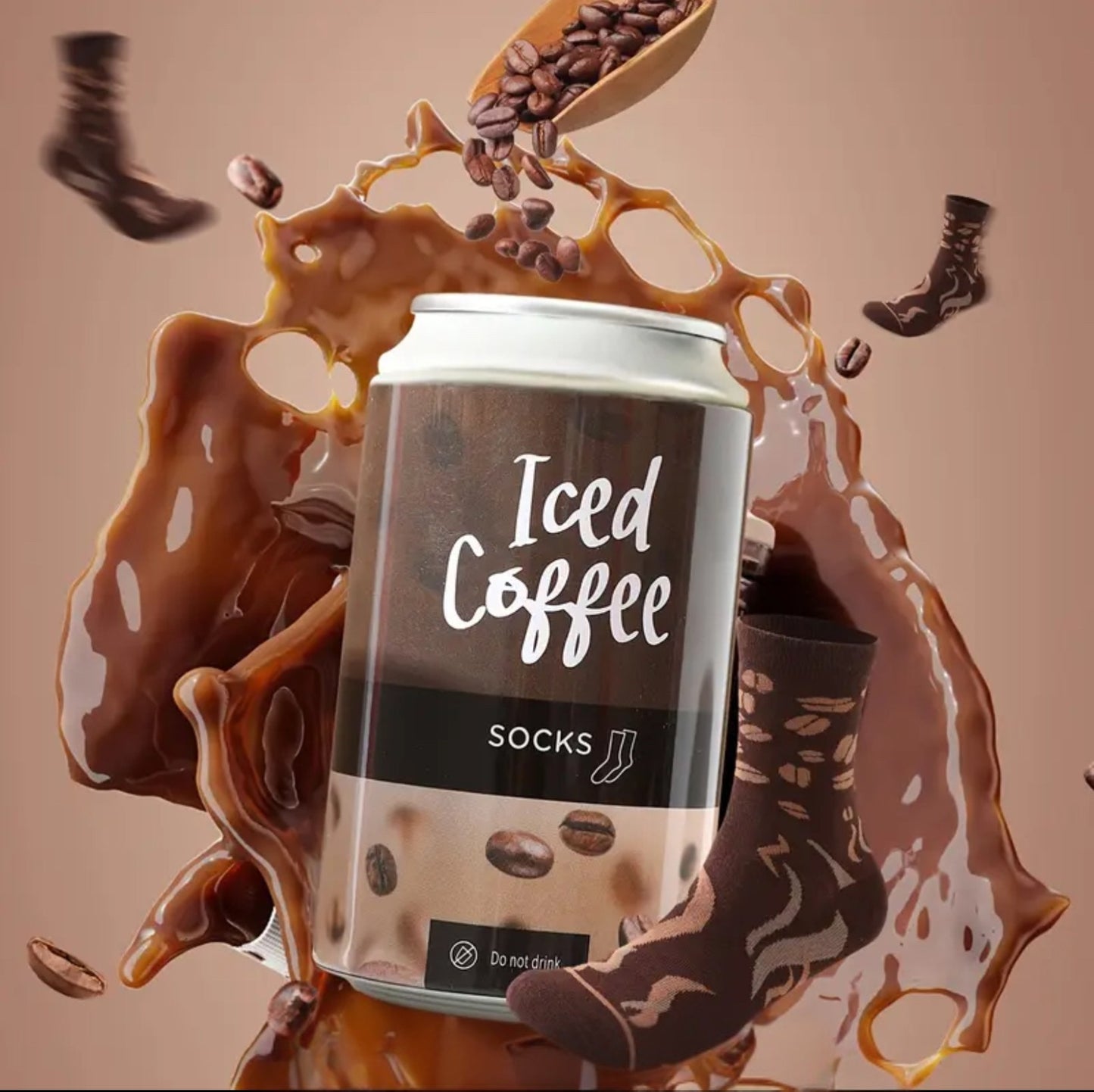 Iced coffee Novelty socks