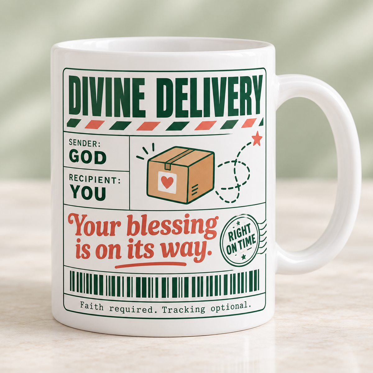 Divine delivery mug