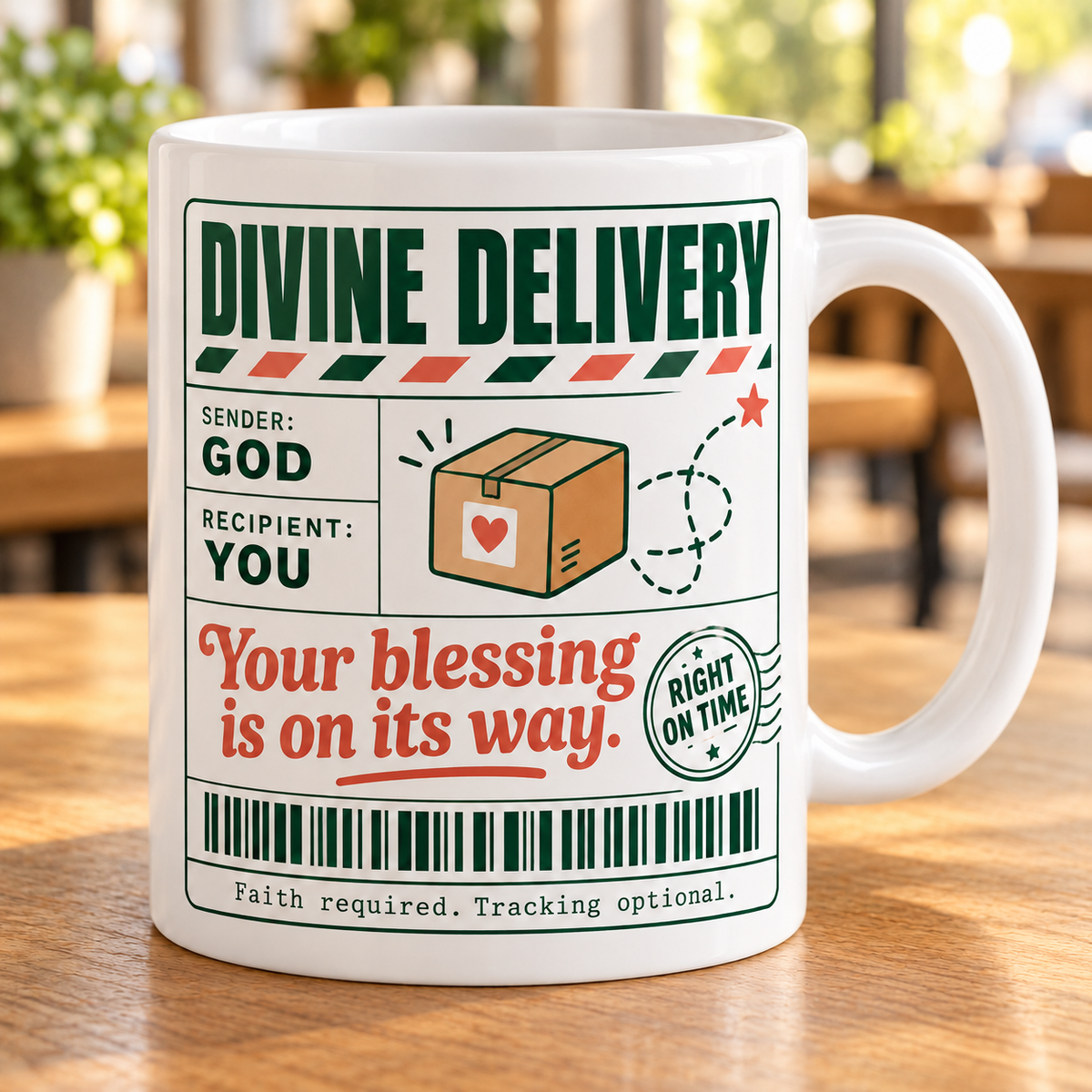Divine delivery mug