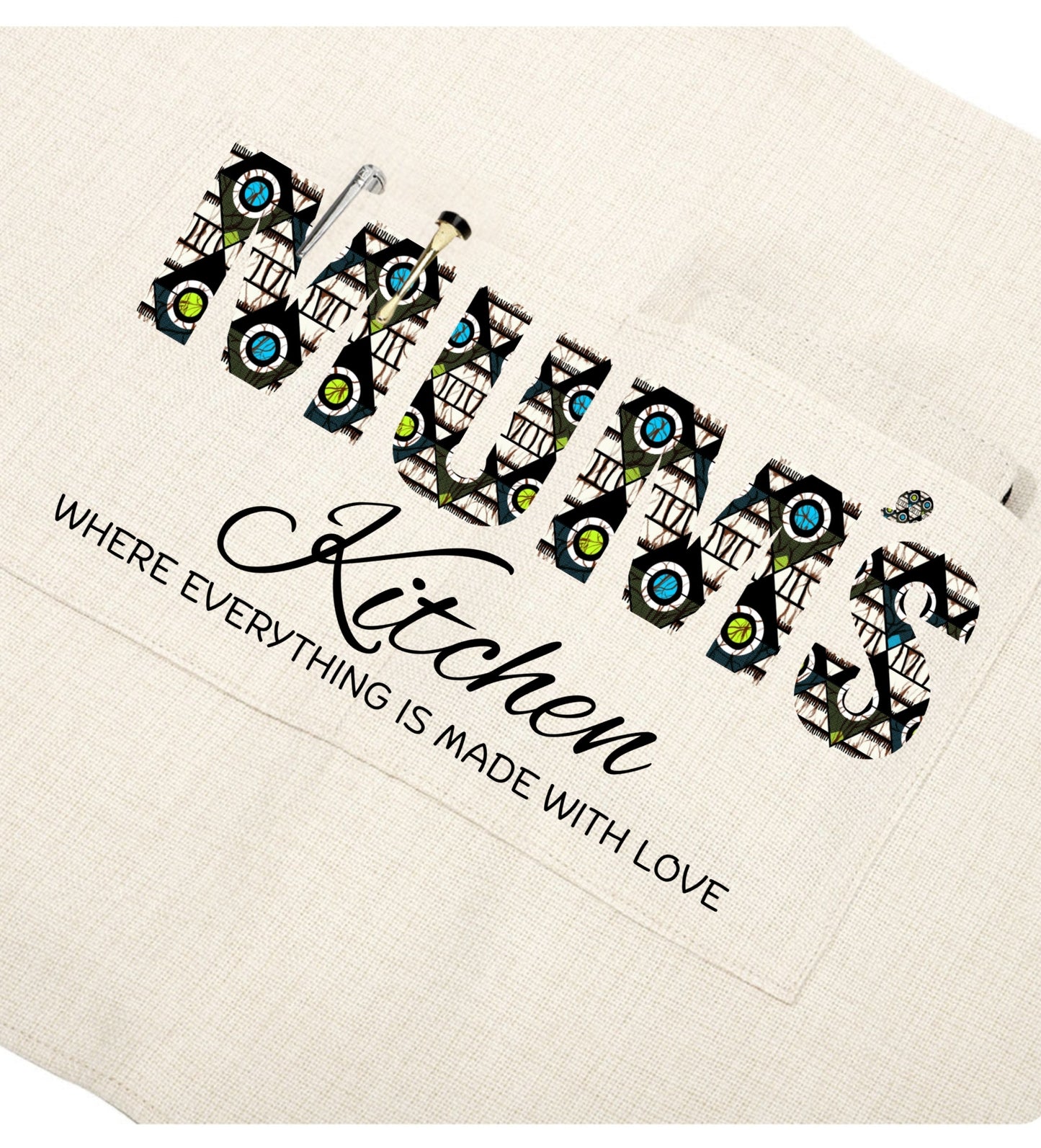 Mums Apron(African print)