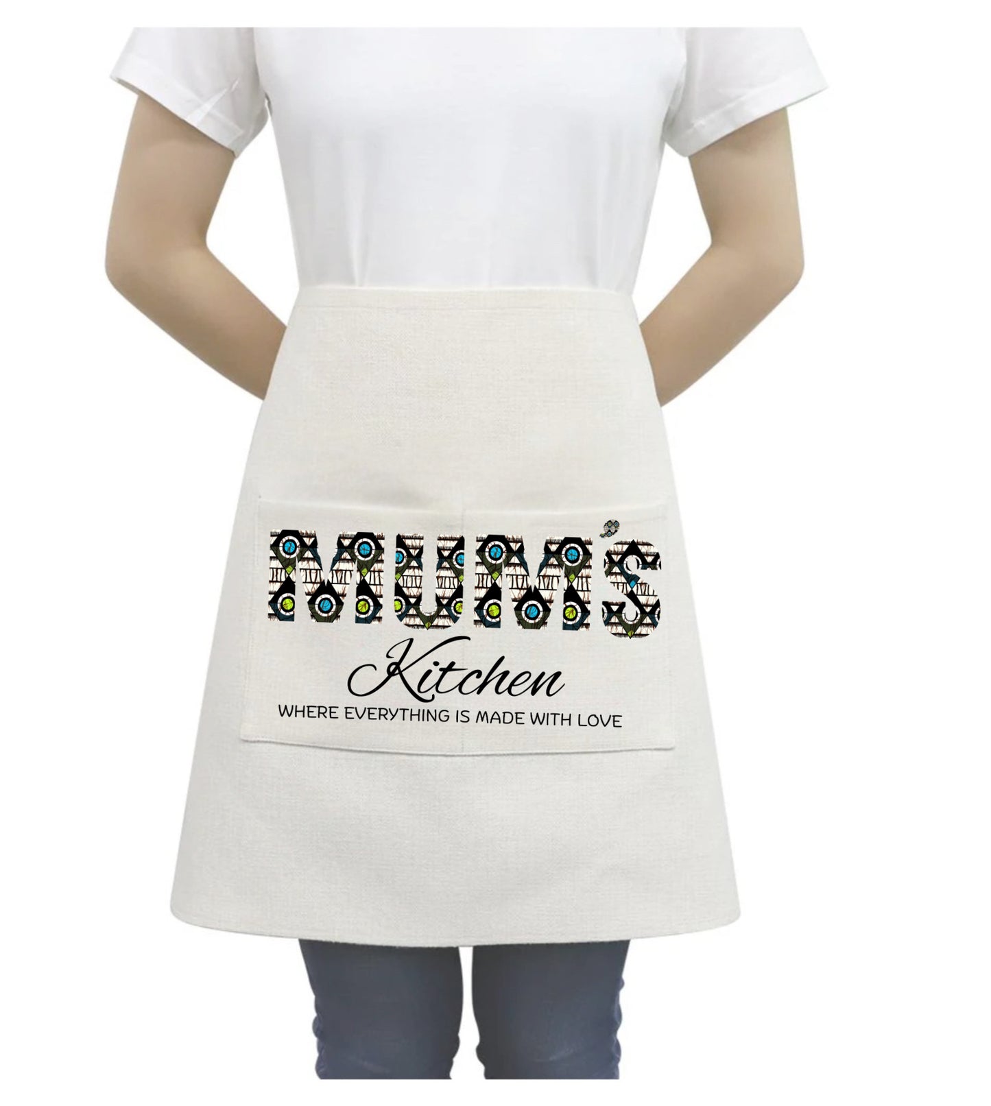 Mums Apron(African print)