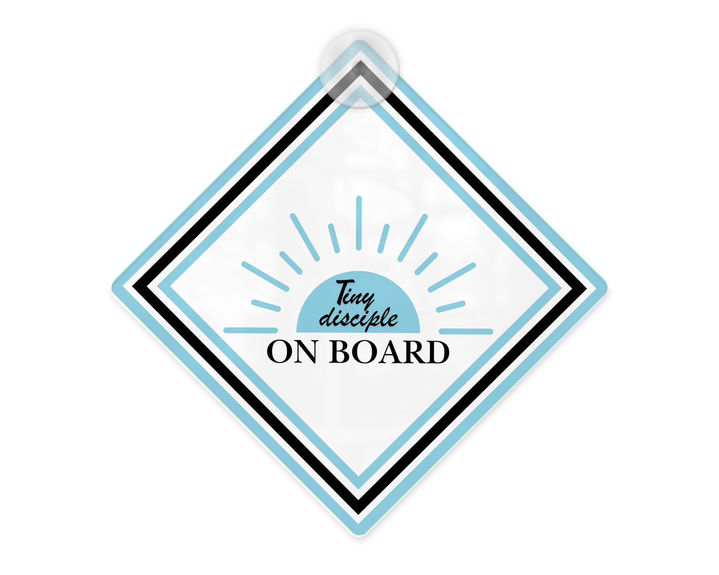 Tiny Disciple On Board – Car Sign