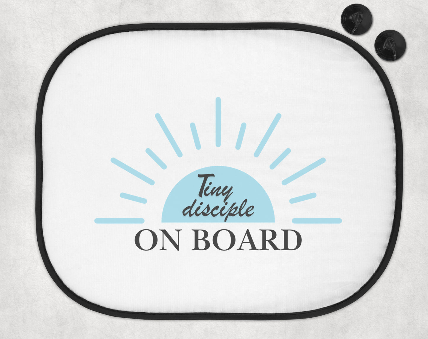 Tiny Disciple On Board — 2-Pack Car Sunshade Set