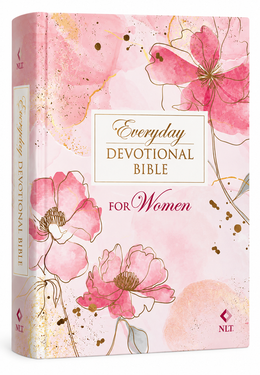 NLT Pink Everyday Devotional Bible