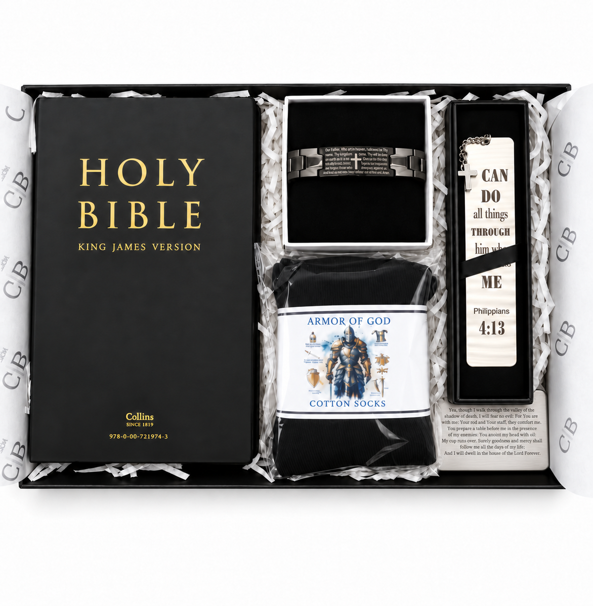 Mens Luxury Faith Gift Box (KJV or ESV version available)