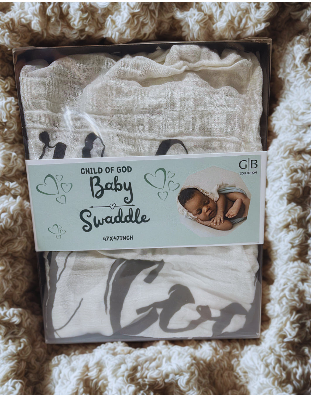 Child of God baby swaddle - Thegiftboxcollection